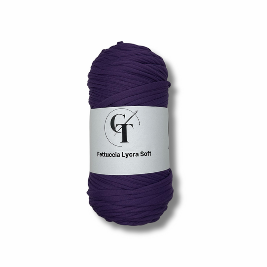 Fettuccia in Lycra Soft Viola per Borse all’Uncinetto – 400g