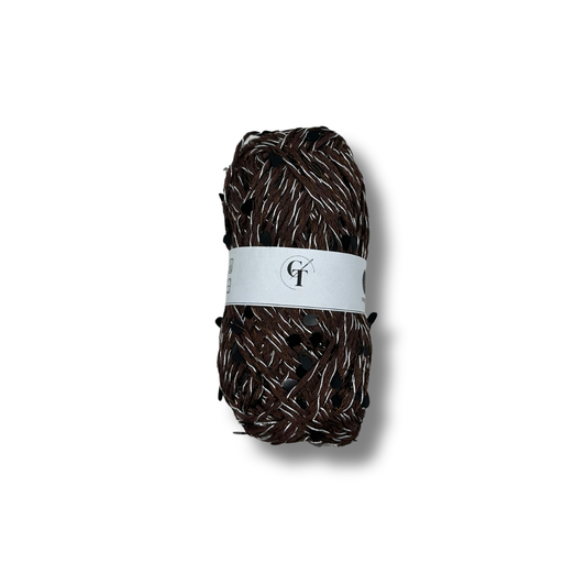 Filato Paillettes per Cappelli e Accessori Uncinetto | Marrone