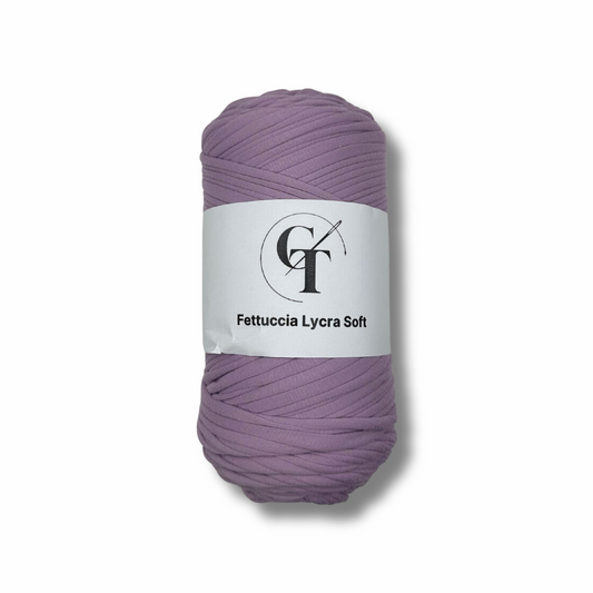 Fettuccia in Lycra Soft Lilla per Borse all’Uncinetto – 400g