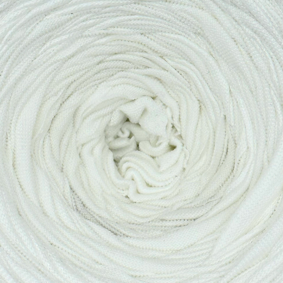 Fettuccia Similpelle per Borse Uncinetto | Bianco