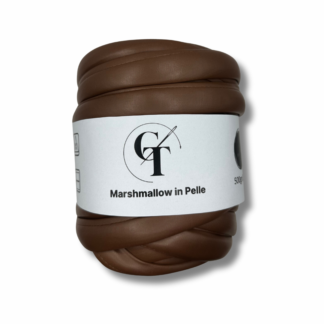 Filato Chunky Gigante in Pelle per Borse – Cuoio 500gr