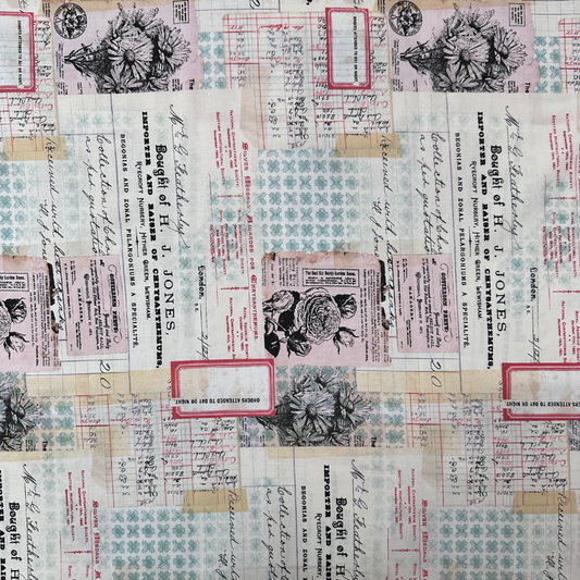 PWTH092 | Tessuto Americano Tim Holtz in Cotone 110 cm | Chrysanthemum