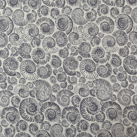 PWSL068 | Tessuto Americano Philip Jacobs in Cotone 110 cm | Grey Ammonites