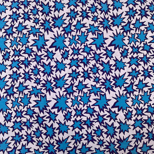 PWBM072 | Tessuto Americano Kaffe Fasset  in Cotone 110 cm | Blue Bang