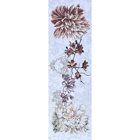 Pannello Gobelin Stampato Fantasia Floreale Shabby 45x140 cm | Runner e Centrotavola