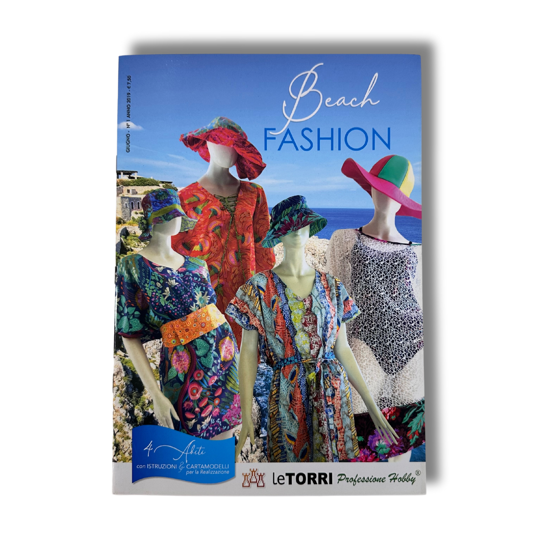 Rivista Beach Fashion: 4 Abiti da Spiaggia & Cartamodelli