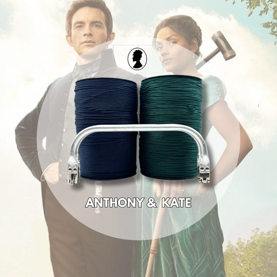 Kit Borsa Uncinetto "Anthony e Kate" Bridgerton - Clutch Fai da Te