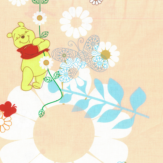 Winnie the Pooh e Pimpi Disney | Tessuto Cotonina Baby a Metraggio 140cm | 100% Cotone - Ideale per Cucito Creativo