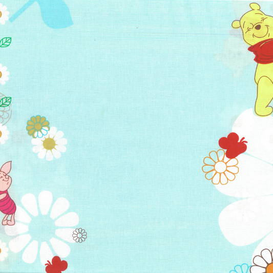 Winnie the Pooh e Pimpi Disney | Tessuto Cotonina Baby a Metraggio 140cm | 100% Cotone - Ideale per Cucito Creativo