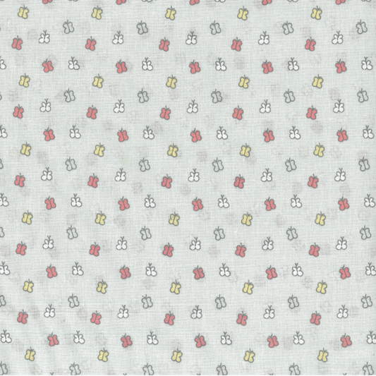 Farfalline | Tessuto Cotonina Baby a Metraggio 140cm | 100% Cotone - Ideale per Cucito Creativo