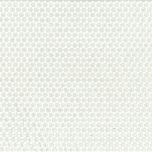 Esagoni Grigi | Tessuto Cotonina Fantasia a Metraggio | 100% Cotone | 140 cm Altezza