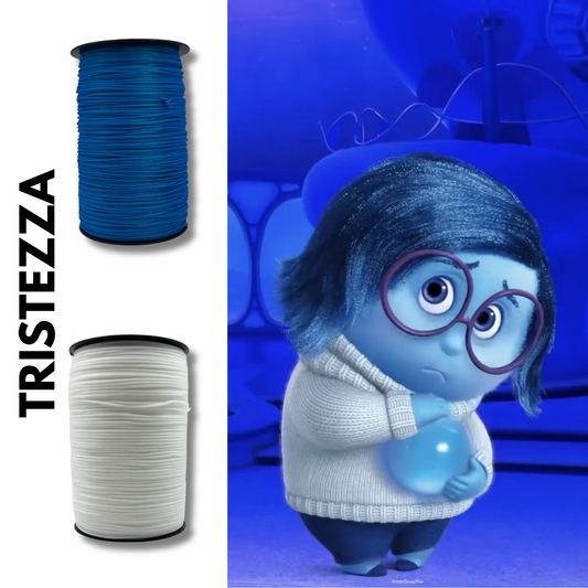 Kit "Tristezza" per Borsa Uncinetto - Ispirato a Inside Out 2
