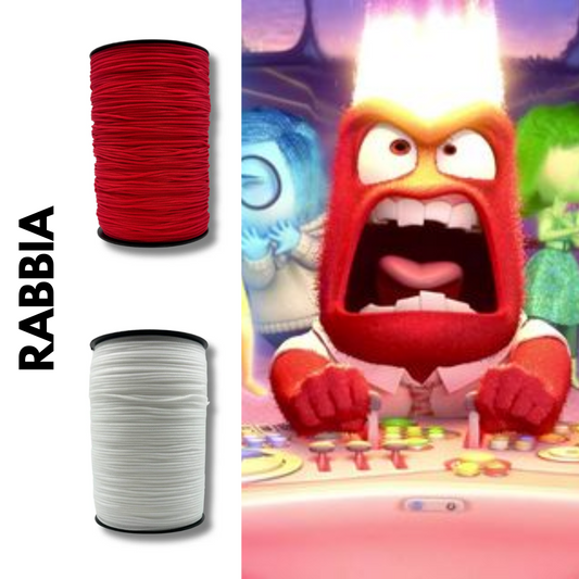 Kit "Rabbia" per Borsa Uncinetto - Ispirato a Inside Out 2