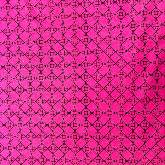 ALVA | Tessuto Cotonina Fantasia Geometrica | 100% Cotone | Altezza 140 cm