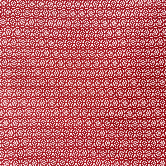 FLORANA | Tessuto Cotonina Fantasia Geometrica | 100% Cotone | Altezza 140 cm