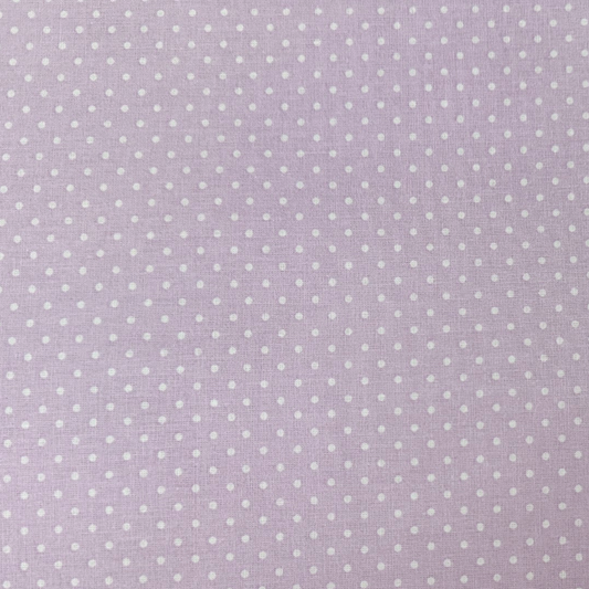 PLUMETIS | Tessuto Cotonina Pois| 100% Cotone | Altezza 140 cm