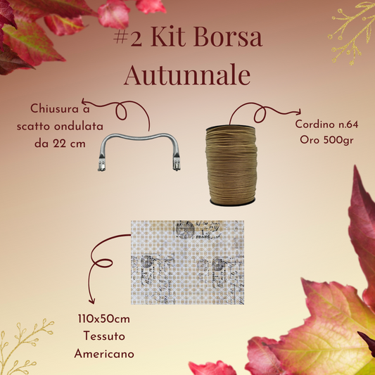 Kit per Borsa all'Uncinetto Autunnale