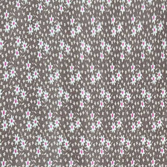 MIDINETTE | Tessuto Cotonina Fantasia Margherite| 100% Cotone | Altezza 140 cm