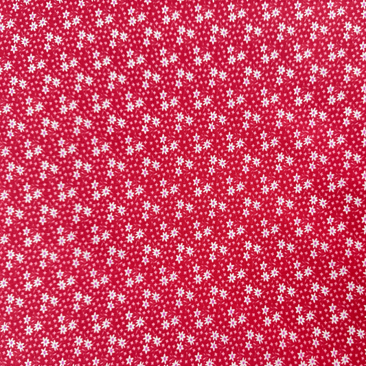 MIDINETTE.R | Tessuto Cotonina Fantasia Margherite | 100% Cotone | Altezza 140 cm