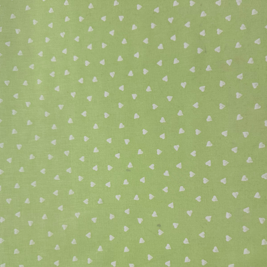 COEURINETTE | Tessuto Cotonina Baby Cuoricini | 100% Cotone | Altezza 140 cm