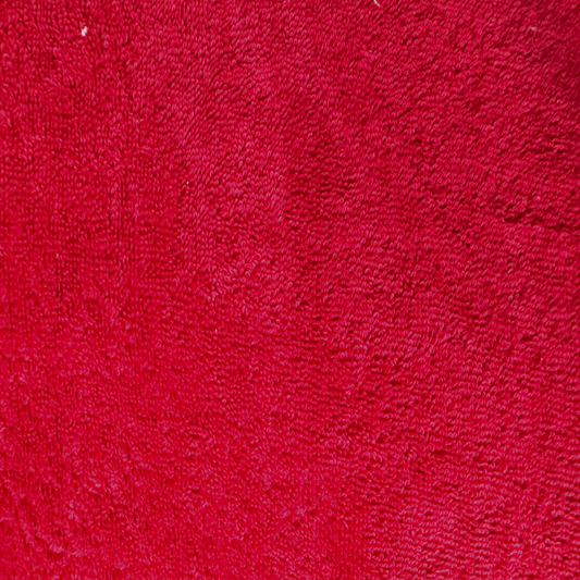 Spugna a Metraggio 100% Cotone | 21 Rosso Natale  | Altezza 150 cm