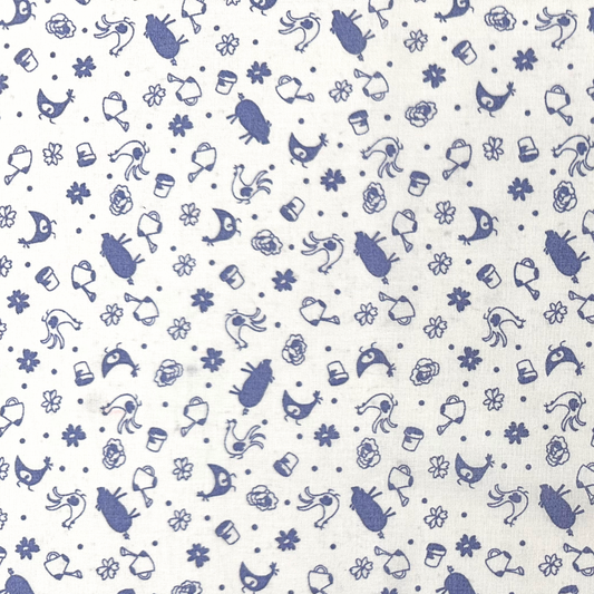 COCHEESE | Tessuto Cotonina Baby Animali | 100% Cotone | Altezza 140 cm