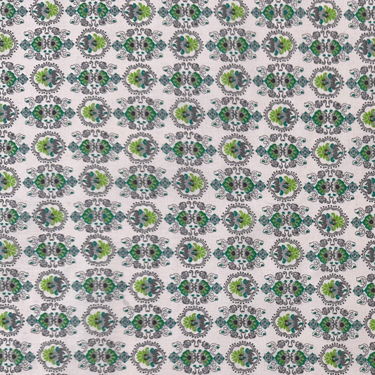 AGATHE | Tessuto Cotonina Fantasia | 100% Cotone | Altezza 140 cm