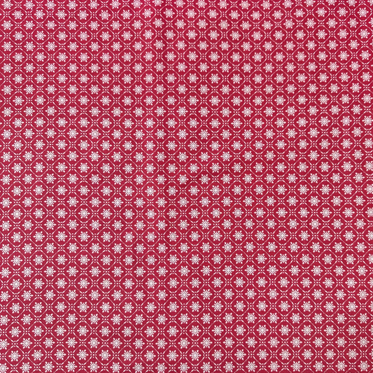 PWTW114 | Tessuto Americano Tanya Whelan in Cotone 110 cm | Snowflake Red
