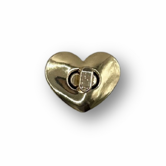 Chiusura a Girello Cuore per Borse Oro