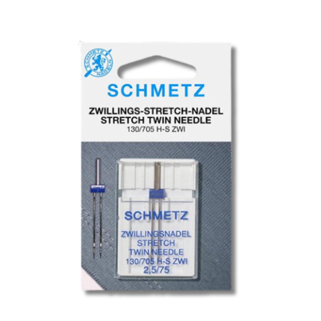 Ago Gemello Stretch Schmetz  Sistema 130/705 H-S ZWI NE 2,5 | Confezione da 1 pz