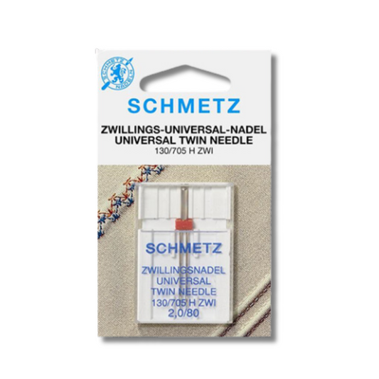 Ago Gemello Universale Schmetz | Sistema 130/705 H ZWI NE 3.0 | Confezione da 1 pz