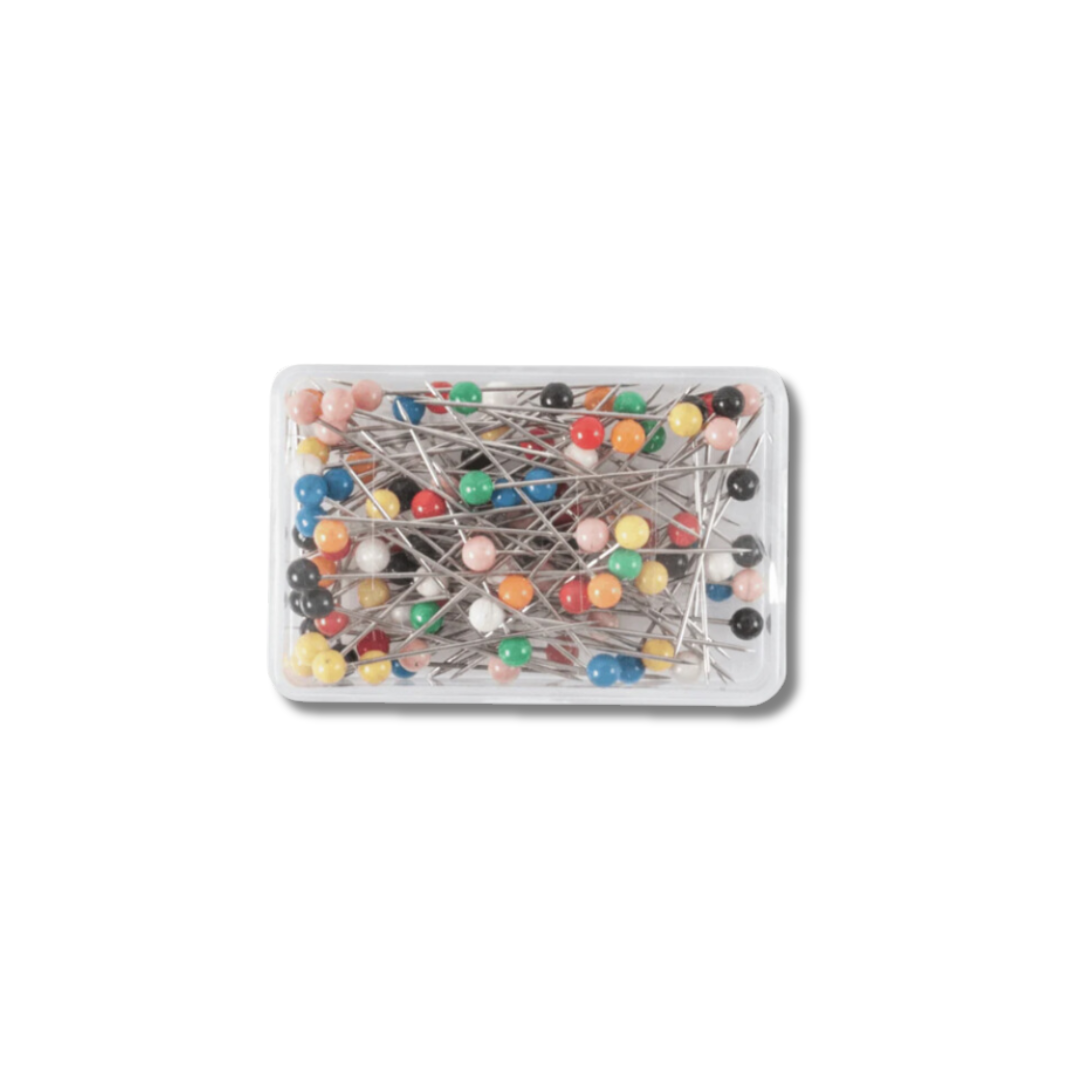 2113106 | Spilli con Testa di Plastica Multicolore Milward | 33x0.65mm | Confezione da 10gr