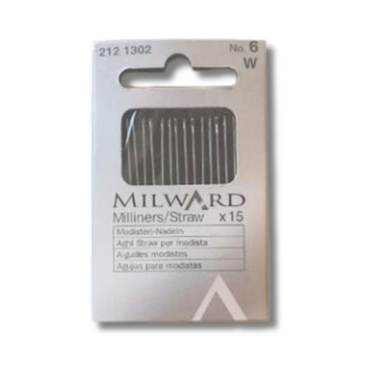 2121302| Aghi Milliners/Straw per Modiste Milward No.6  | Confezione da 15 pz