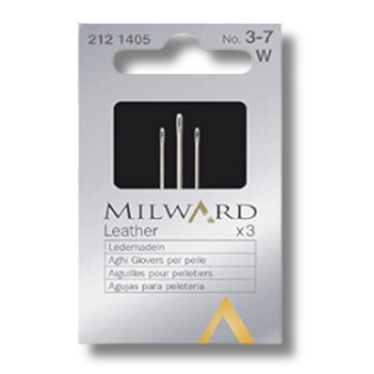 2121405 | Aghi Glovers per Pelle Milward No.3-7  | Confezione da 3 pz