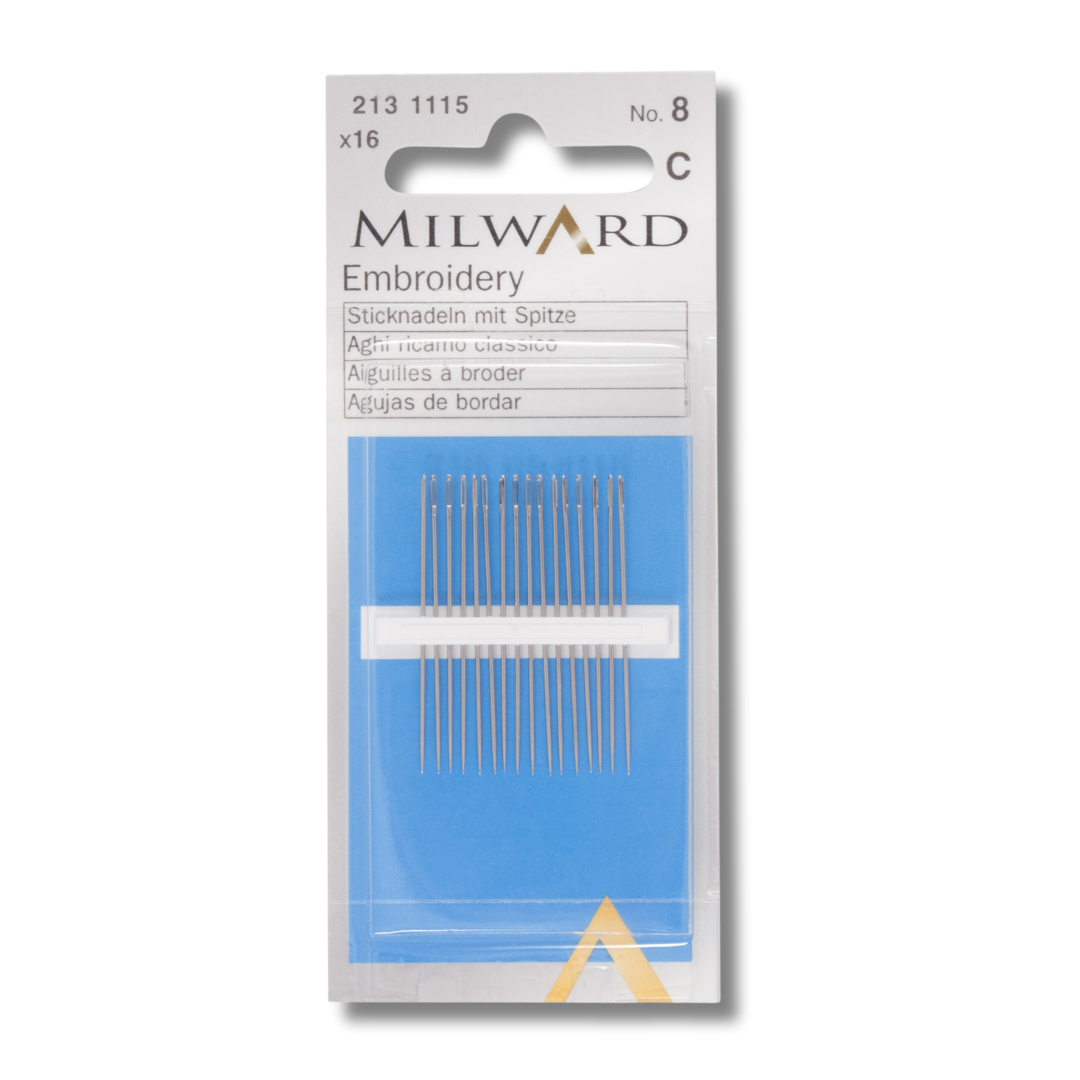 2131115 | Aghi per Ricamo Classico Milward No.8  | Confezione da 16 pz