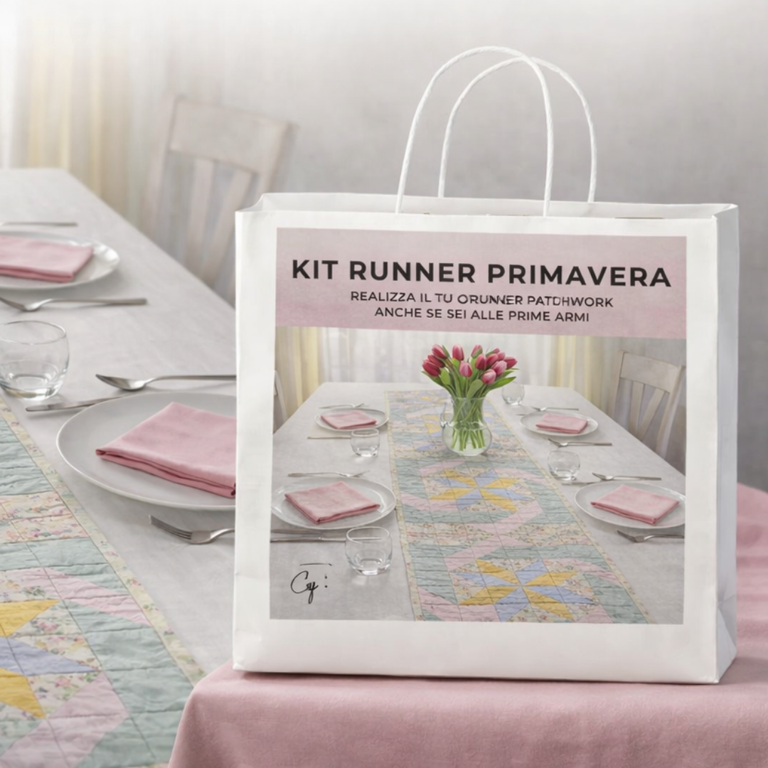 Kit Patchwork Principianti Runner Primavera