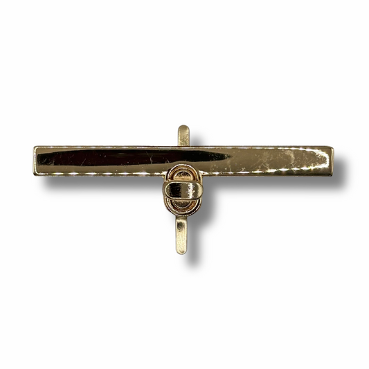 Chiusura Girello Rettangolare Oro 94x24mm per Borse