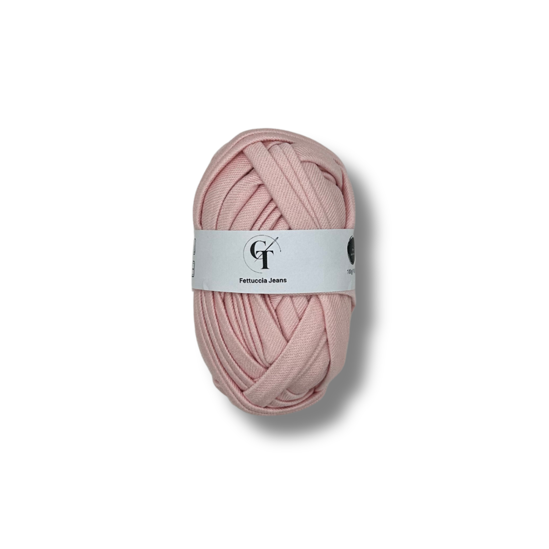Fettuccia Jeans per Borse Uncinetto | Rosa