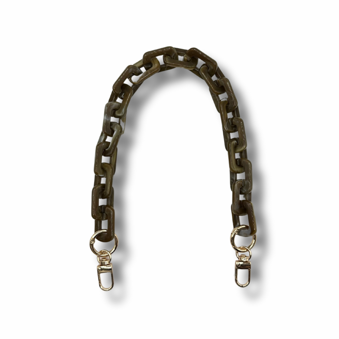 Manico per Borse Uncinetto Effetto Marmo – 44 cm Verde