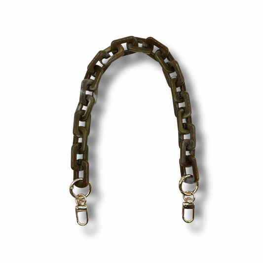 Manico per Borse Uncinetto Effetto Marmo – 44 cm Verde