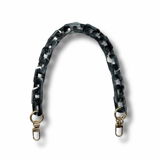 Manico per Borse Uncinetto Effetto Marmo – 44 cm Grigio