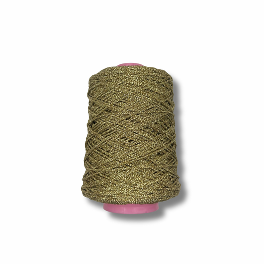 Cordino per Borse all'Uncinetto Glitterato Oro | 250gr