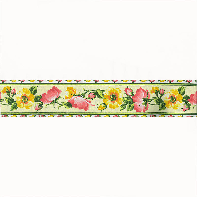 SO112 | Bordura in Tessuto 100% Cotone Fiori