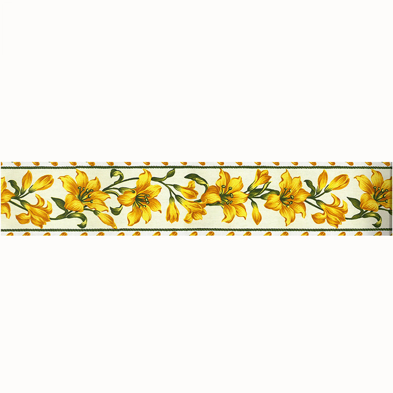 SO119 | Bordura in Tessuto 100% Cotone Lilium Giallo