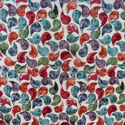 Tessuto Gobelin Gocce Multicolore 280cm a Metraggio