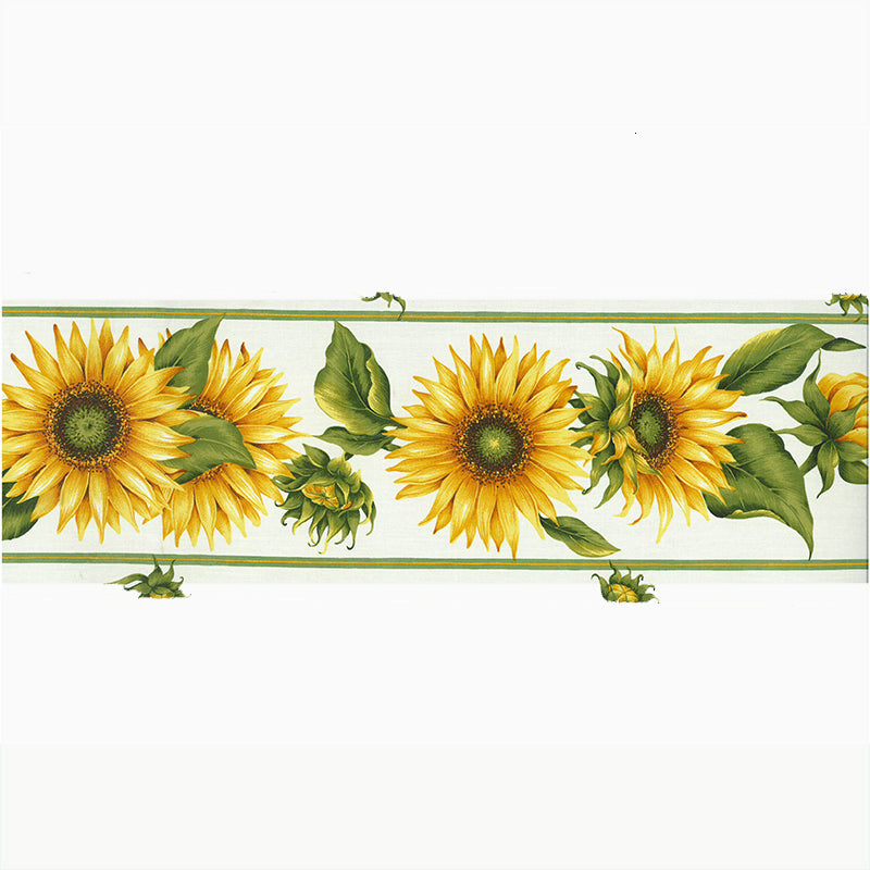 TR105 | Bordura in Tessuto 100% Cotone Girasoli