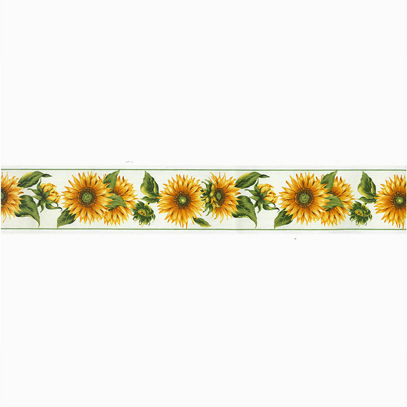 TR106 | Bordura in Tessuto 100% Cotone Girasoli